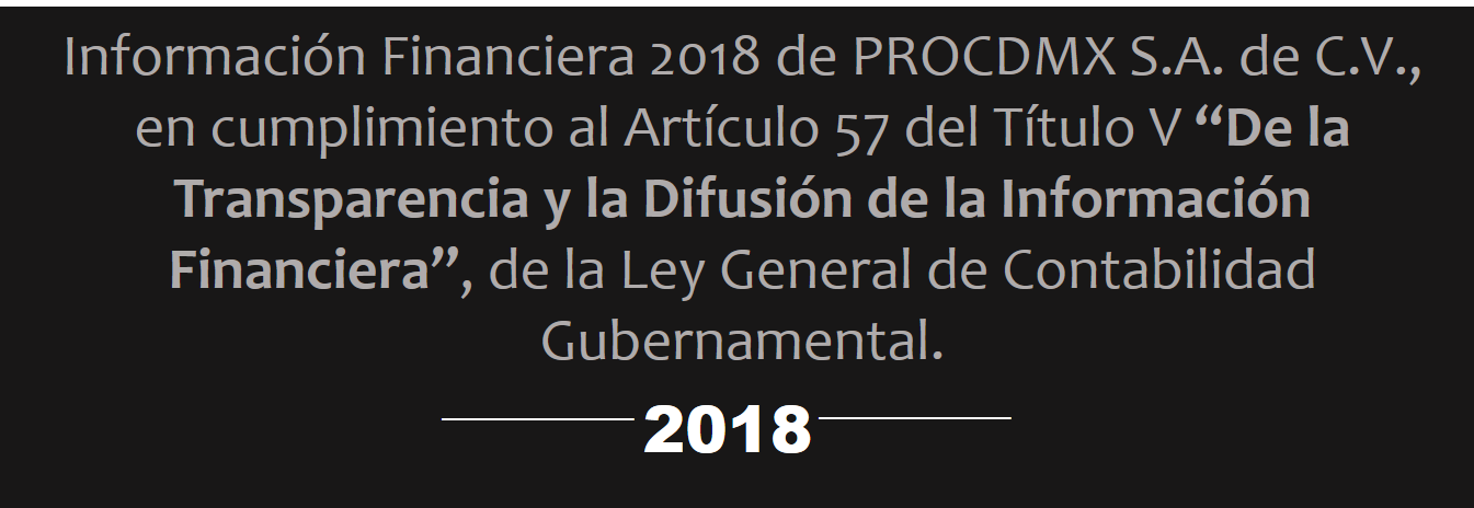 Información Financiera 2019